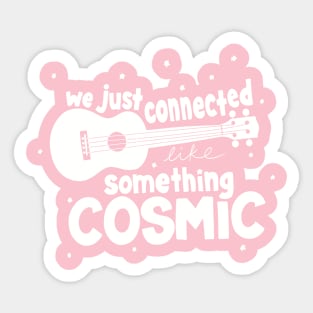 White - Cosmic Sticker